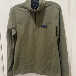 Patagonia Olive Fleece Pullover